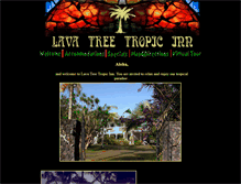 Tablet Screenshot of lavatreetropicinn.com